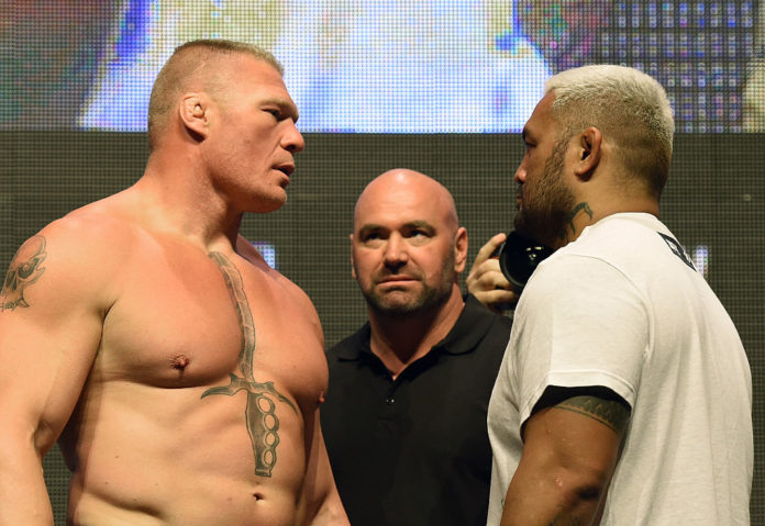 UFC 200 - Weigh-in Brock Lesnar, Dana White