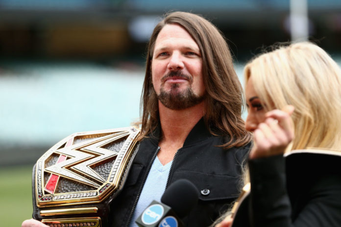 WWE Super Show-Down Media Opportunity AJ Styles