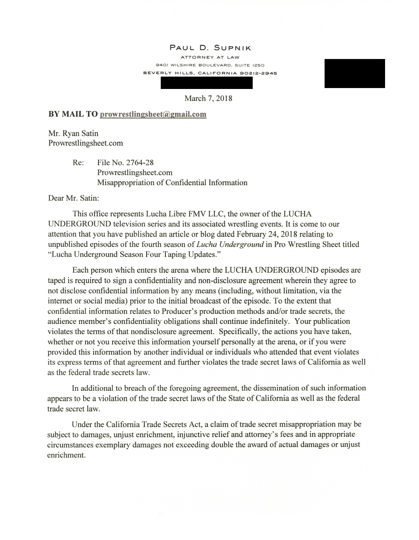 Company liquidation letter sample image